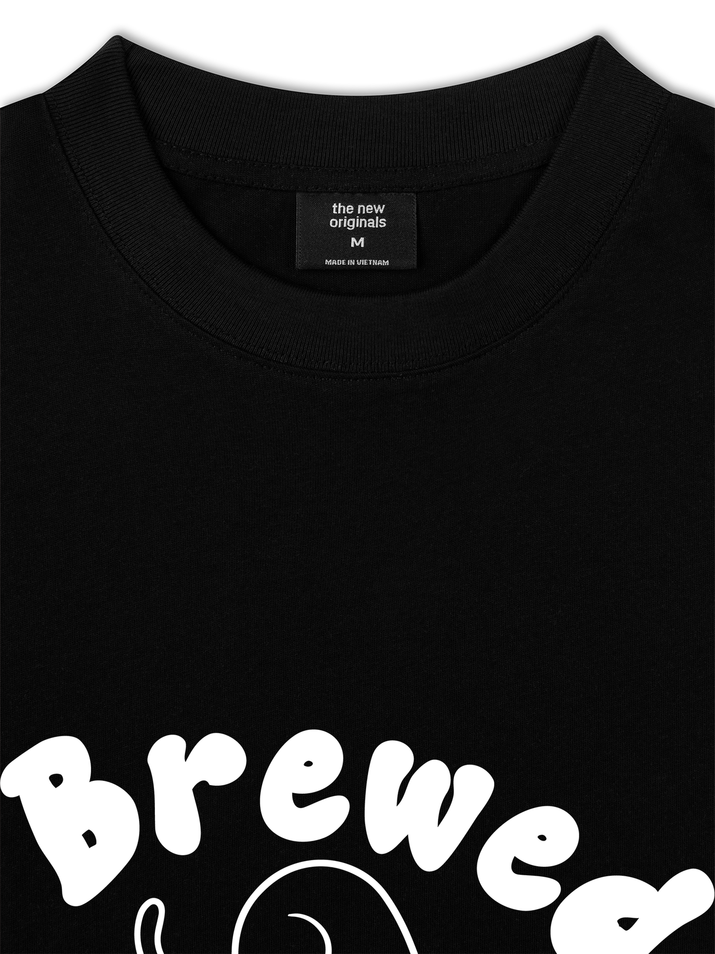 Áo Thun Relaxed Fit Coffee Brewed For Quiet Moments