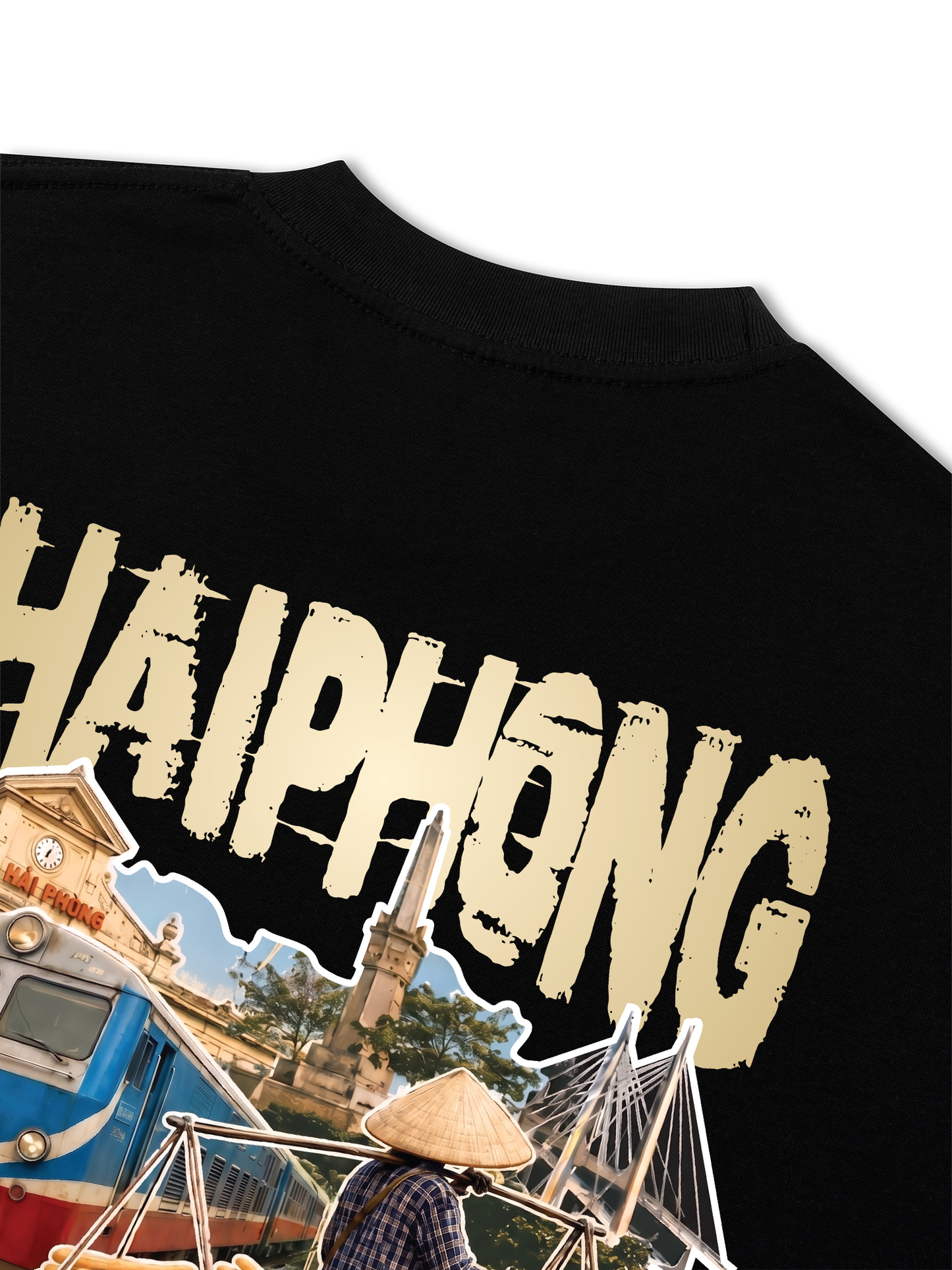 Áo Thun Relaxed Fit Vintage Hai Phong