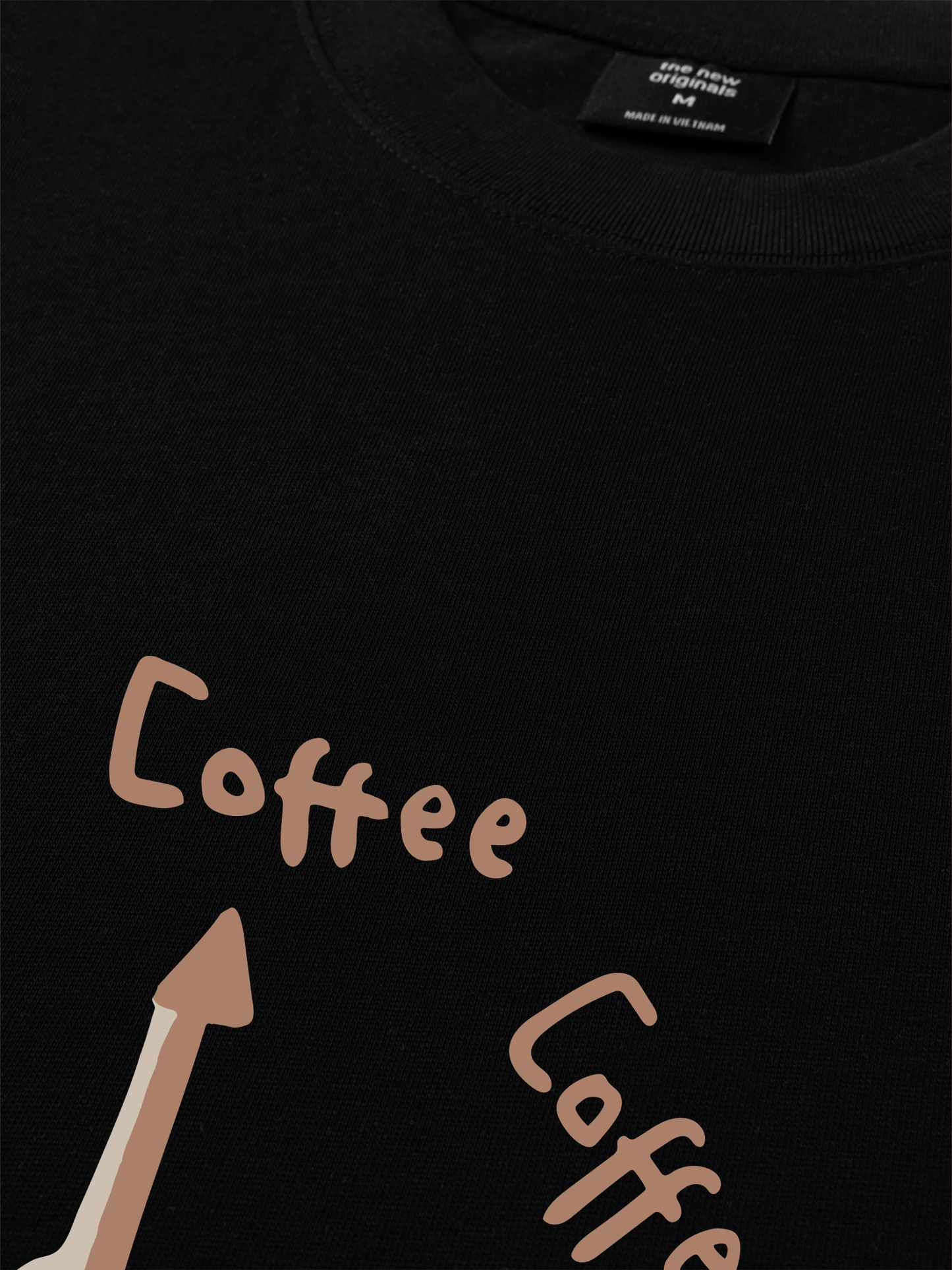Áo Thun Relaxed Fit Coffee Clock