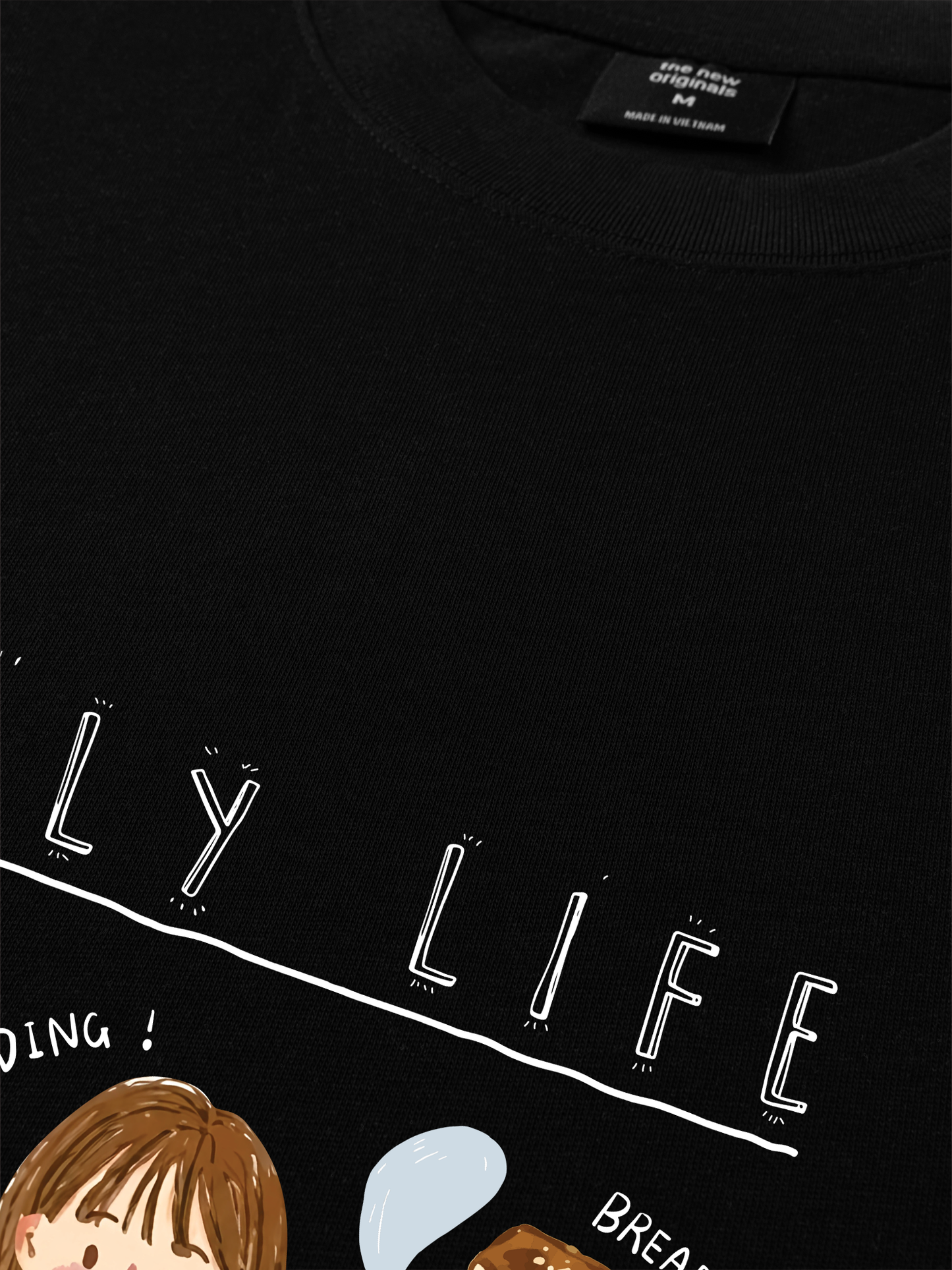 Áo Thun Relaxed Fit Sweet Daily Life