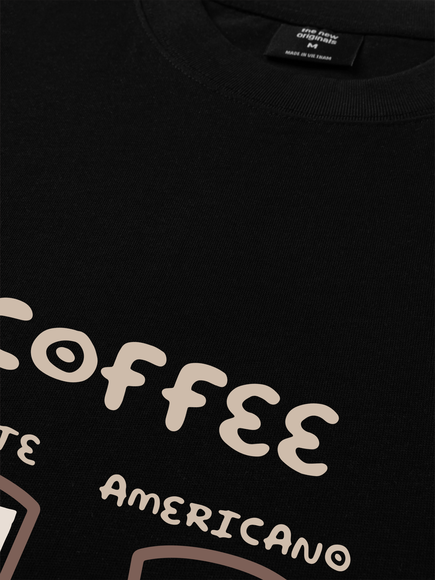 Áo Thun Relaxed Fit Latte Americano Capuccino Mocha