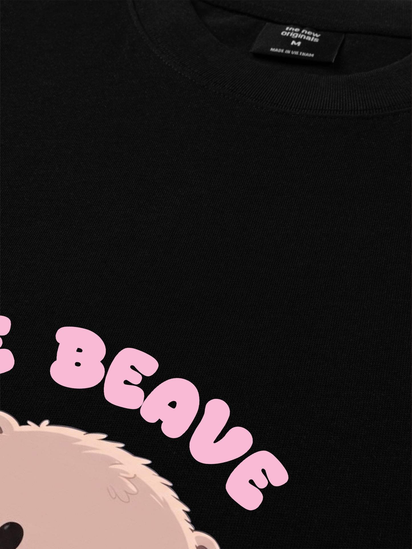Áo Thun Relaxed Fit Animal Red Cute Beaver