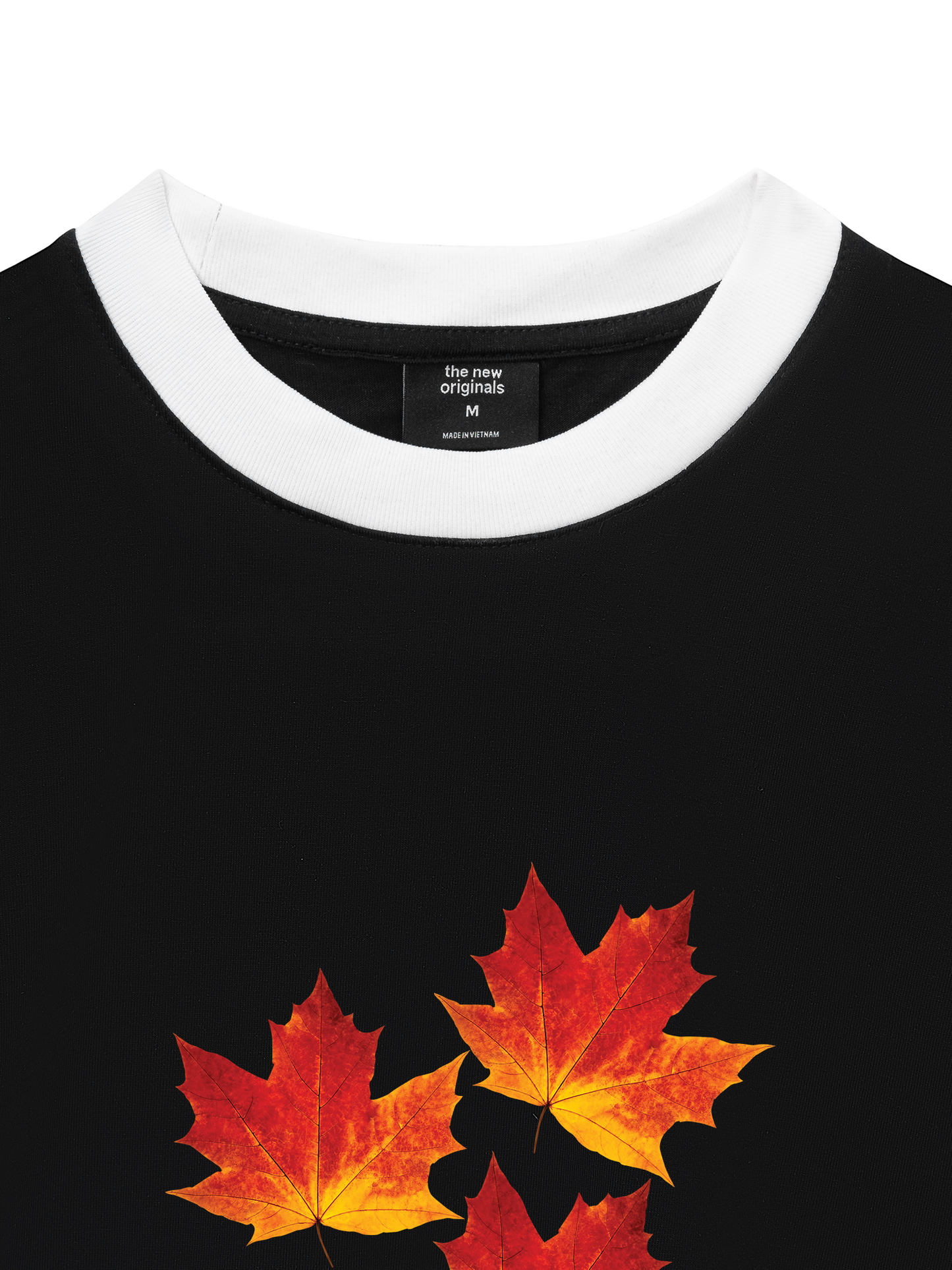 Áo Thun Ringer Relaxed Fit Autumn Play In The Leaves