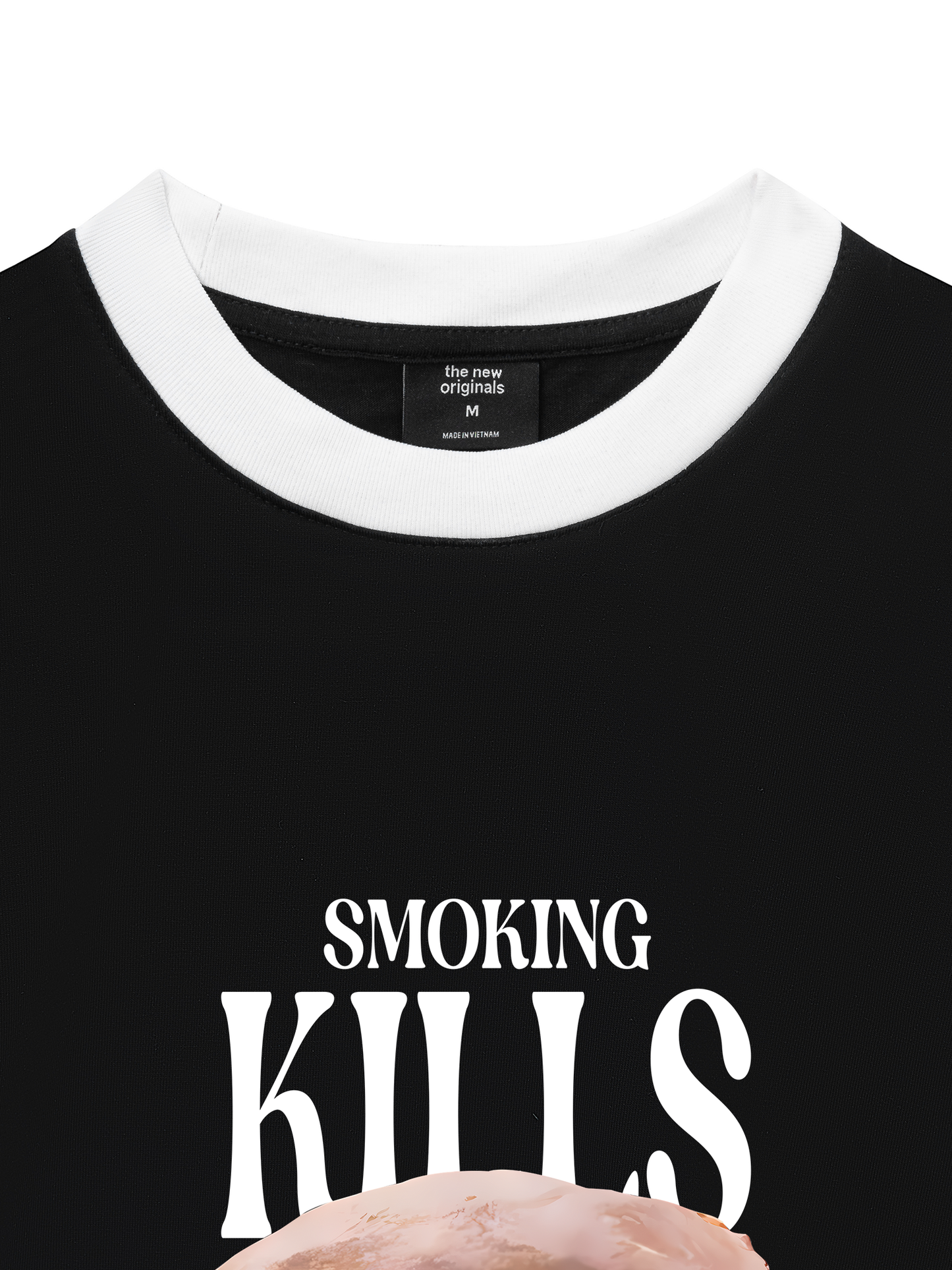 Áo Thun Ringer Relaxed Fit Ocean Smoking Kills