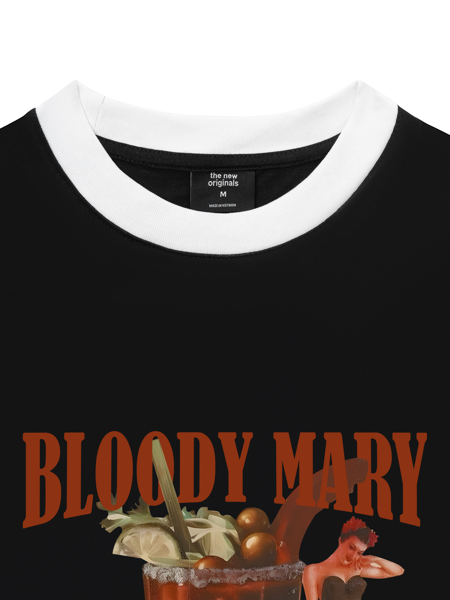Áo Thun Ringer Relaxed Fit Fresh Bloody Mary