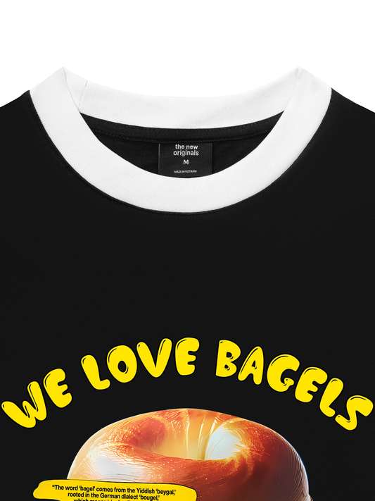 Áo Thun Ringer Relaxed Fit Sweet Pastry We Love Baggles