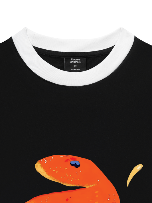 Áo Thun Ringer Relaxed Fit Orange Fruit