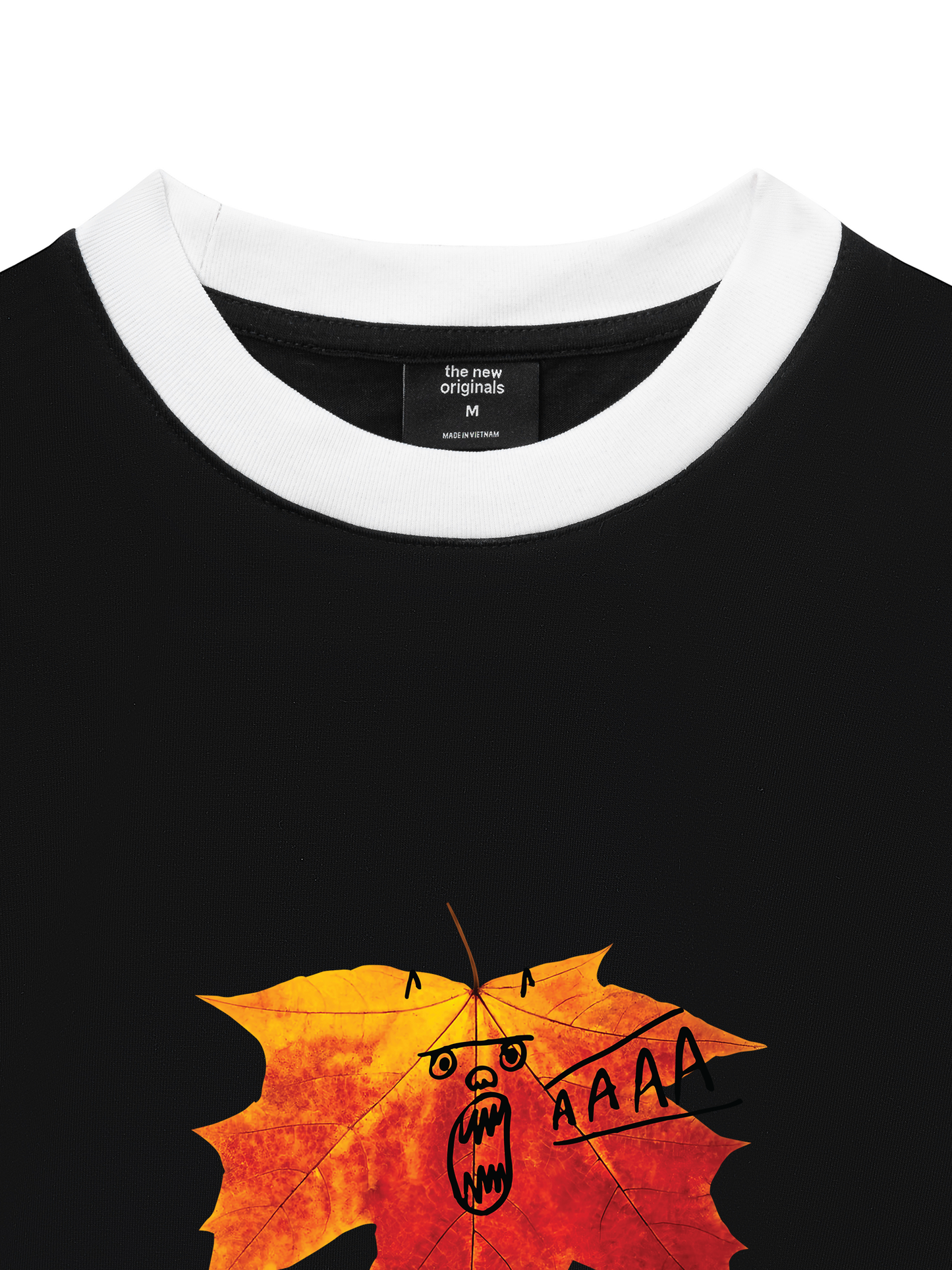 Áo Thun Ringer Relaxed Fit Maple Leaf