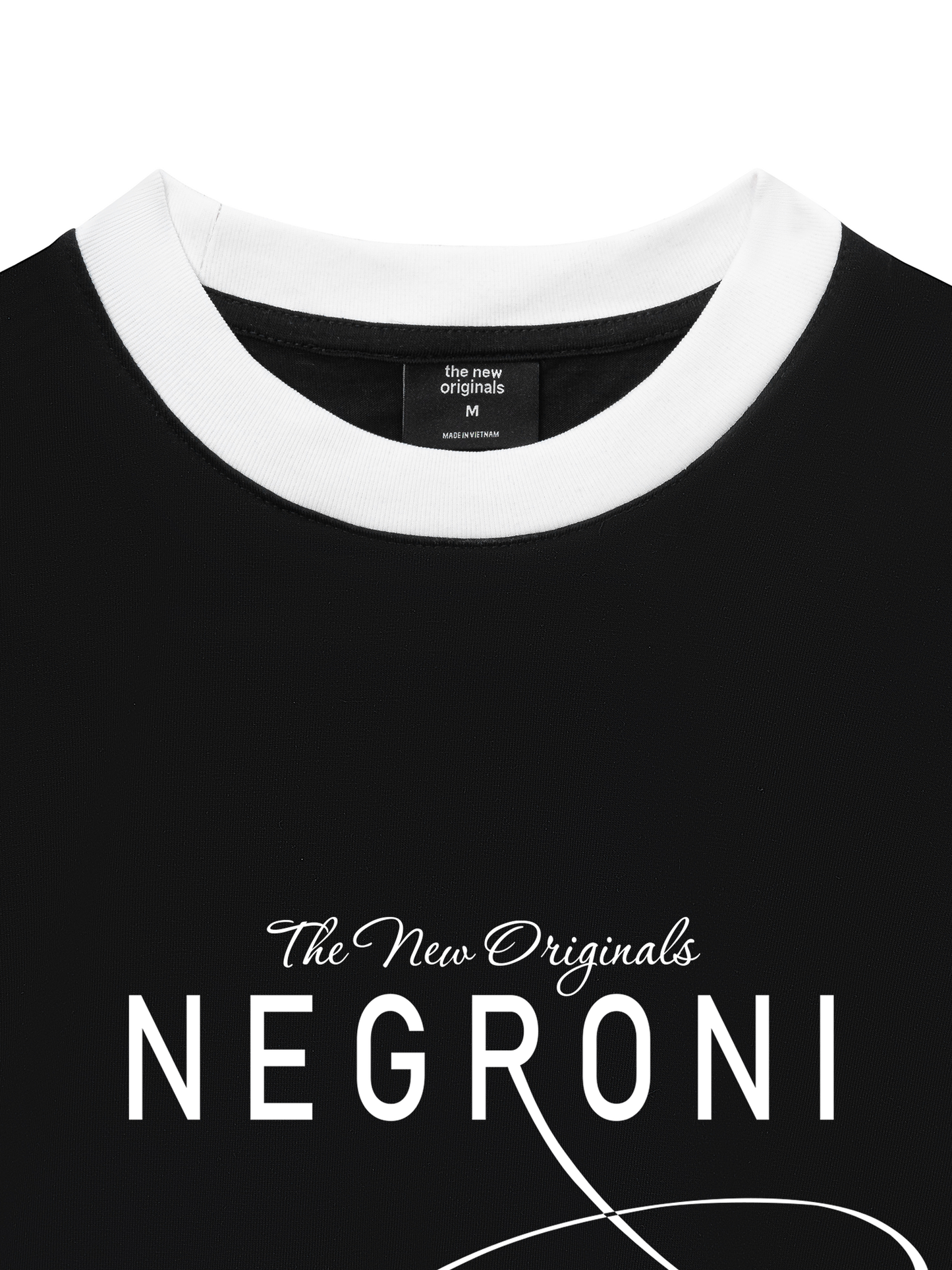 Áo Thun Ringer Relaxed Fit negroni