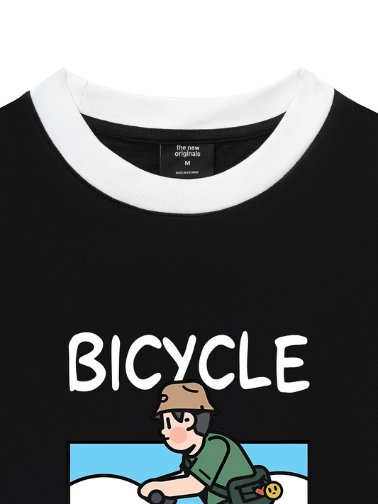 Áo Thun Ringer Relaxed Fit Weekend Bicycle