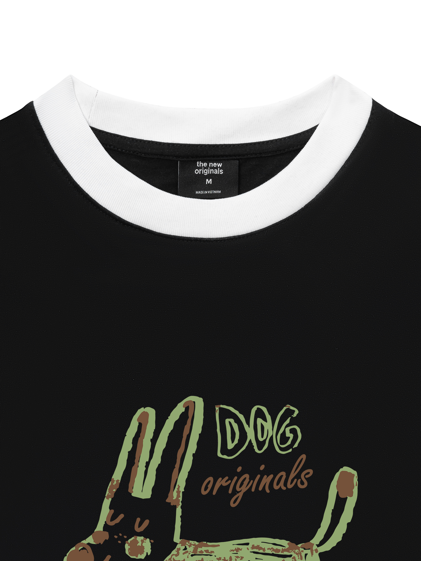Áo Thun Ringer Relaxed Fit Dog Originals