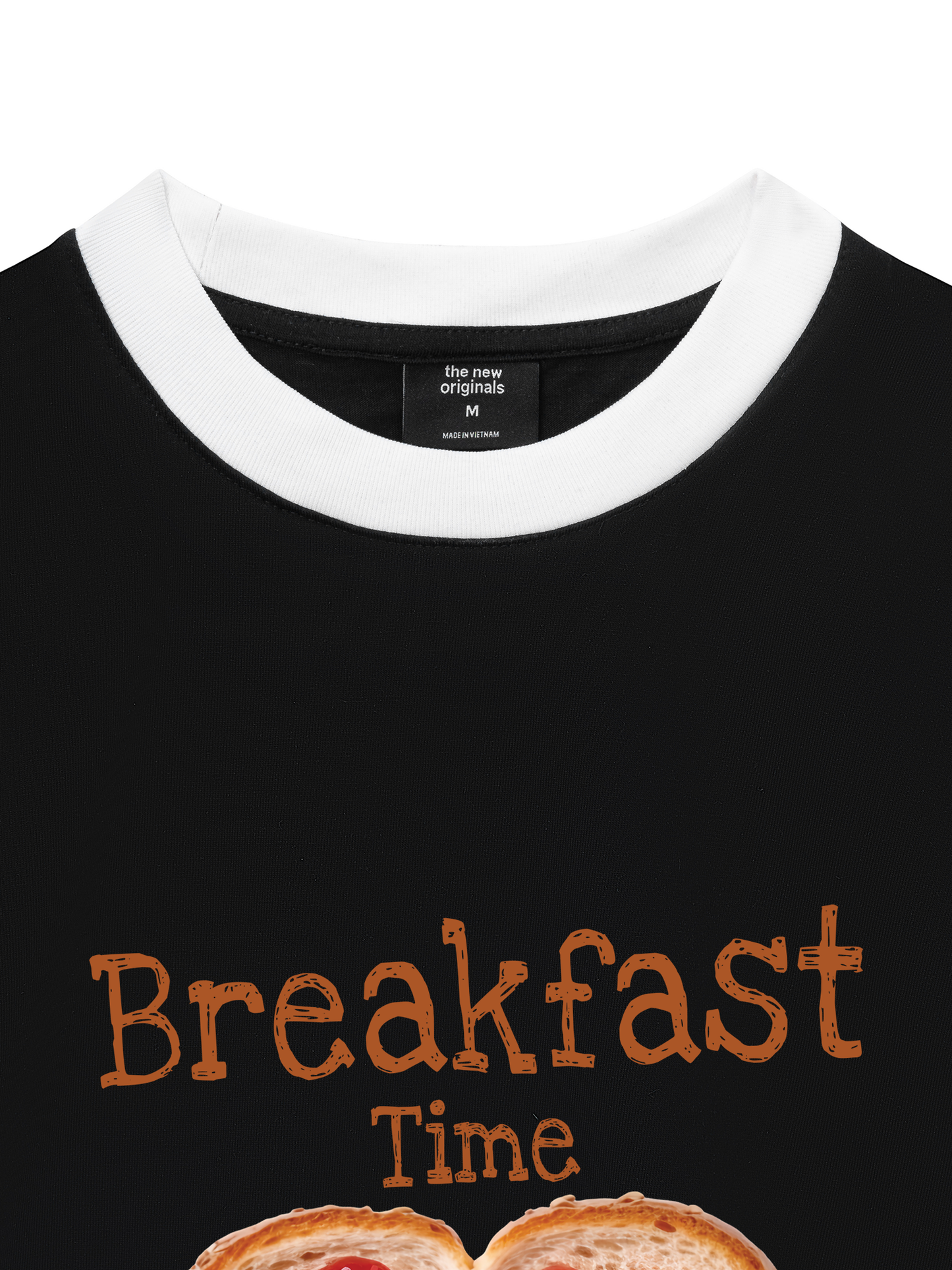 Áo Thun Ringer Relaxed Fit Breakfast Time