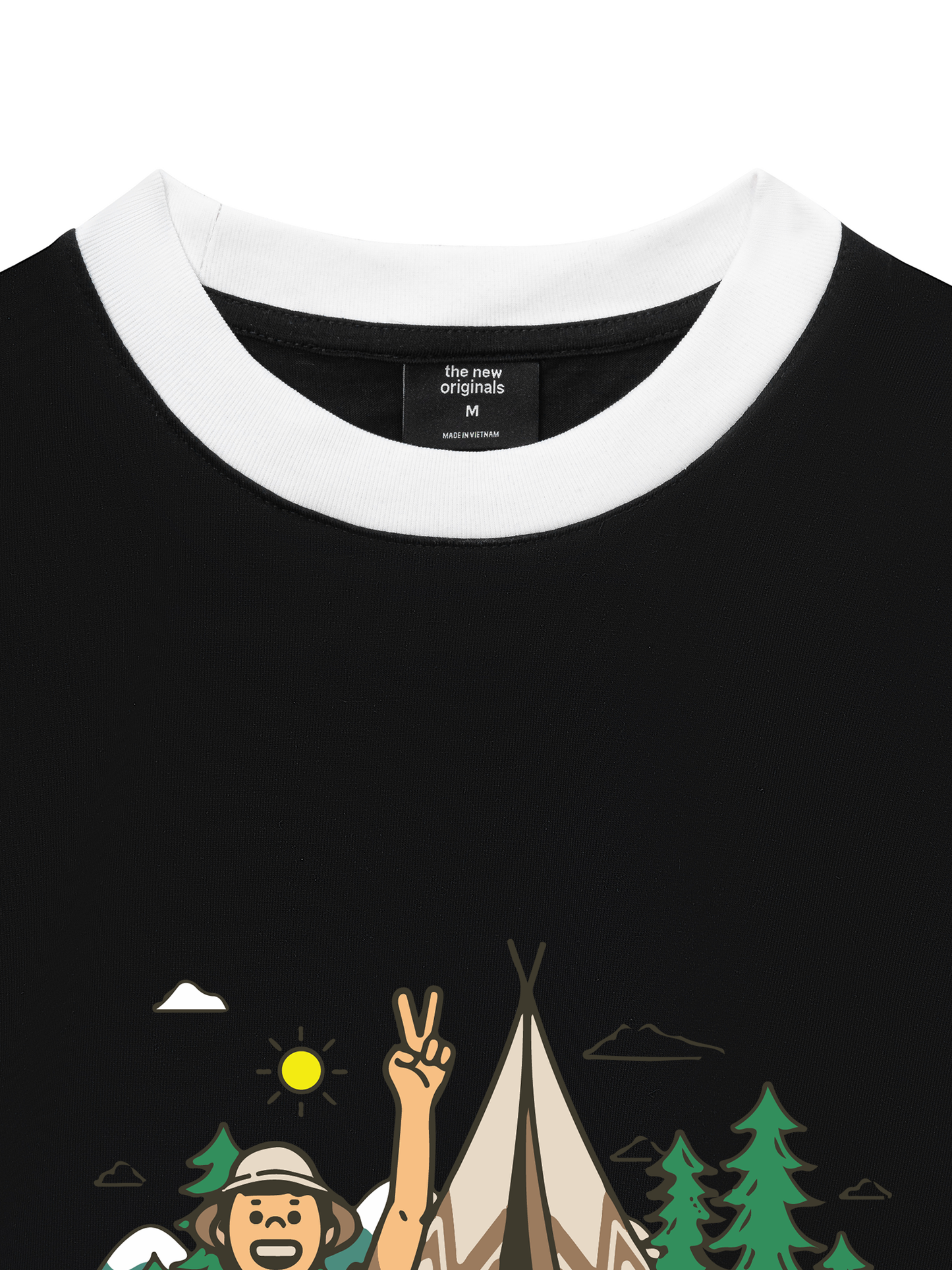 Áo Thun Ringer Relaxed Fit Camplife Original