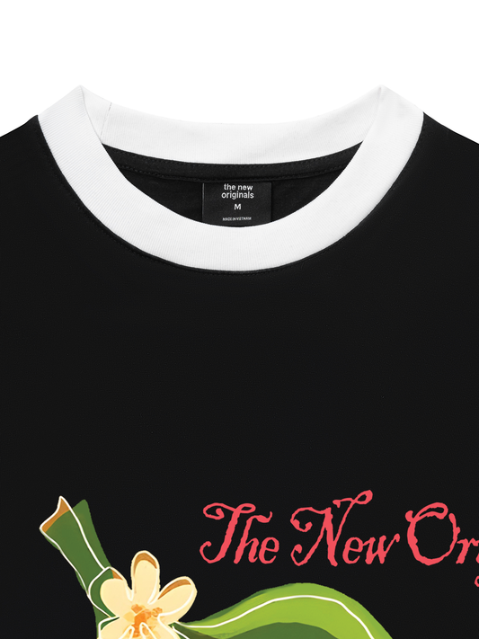 Áo Thun Ringer Relaxed Fit Tropical vibe