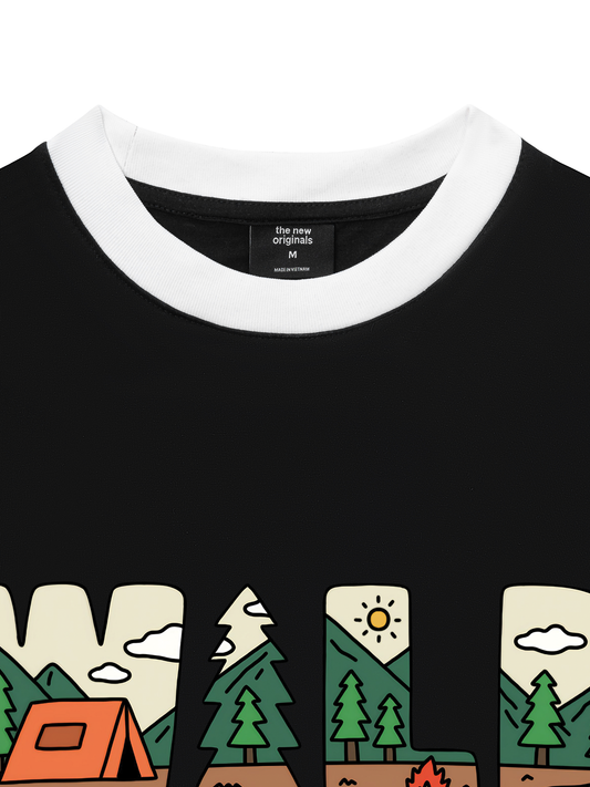 Áo Thun Ringer Relaxed Fit WILD