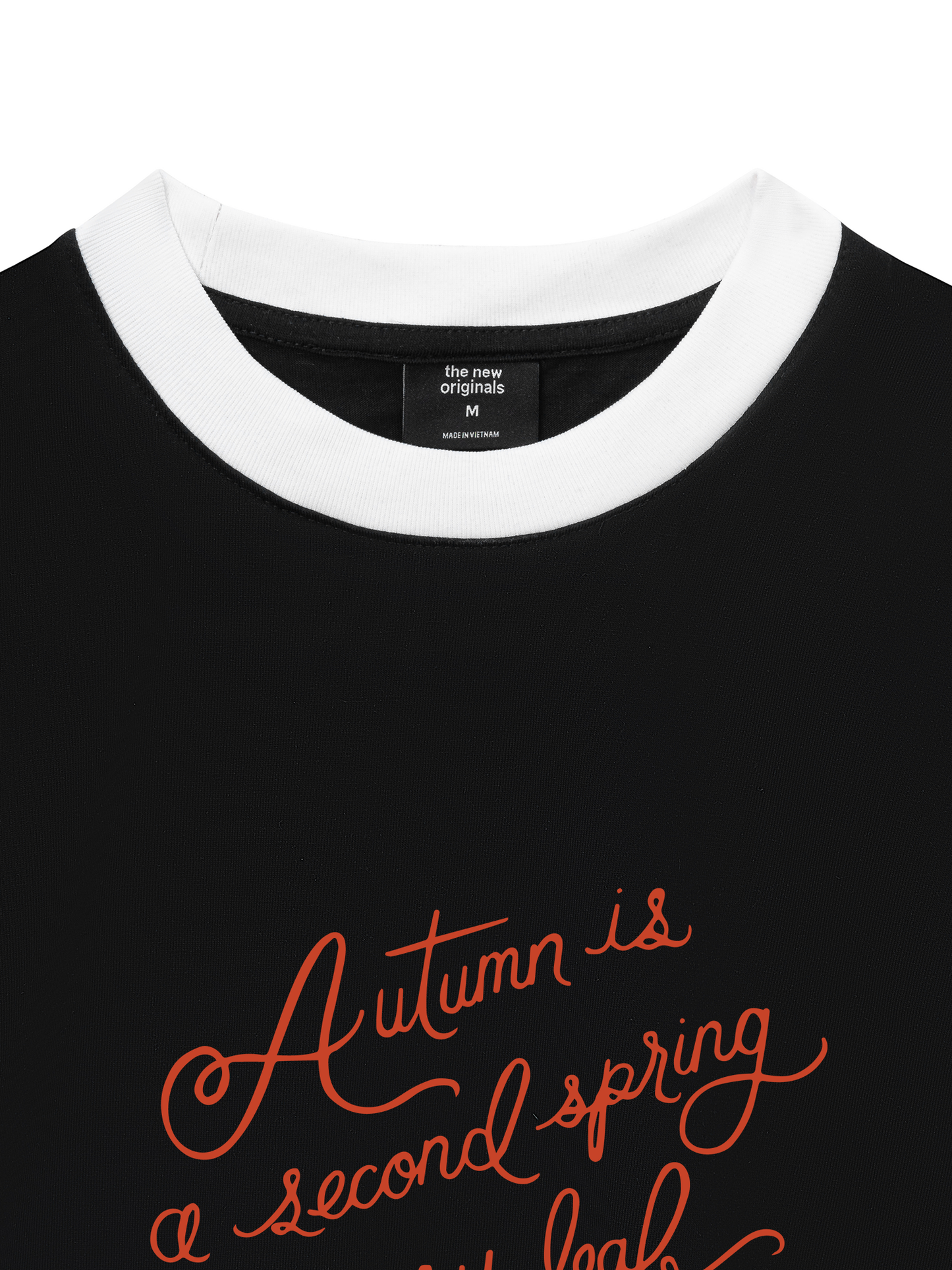 Áo Thun Ringer Relaxed Fit Autumn is a Second Spring