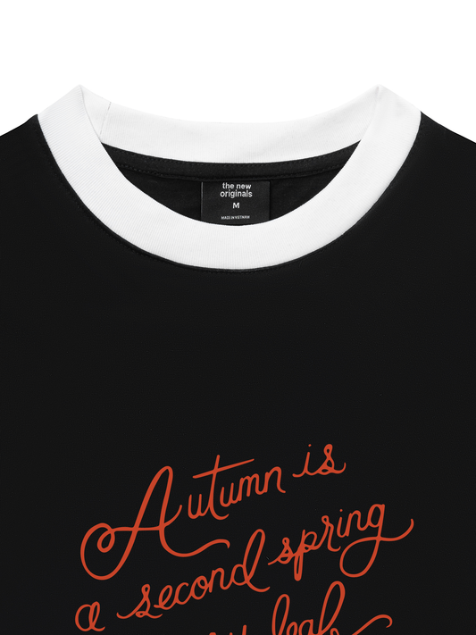 Áo Thun Ringer Relaxed Fit Autumn is a Second Spring