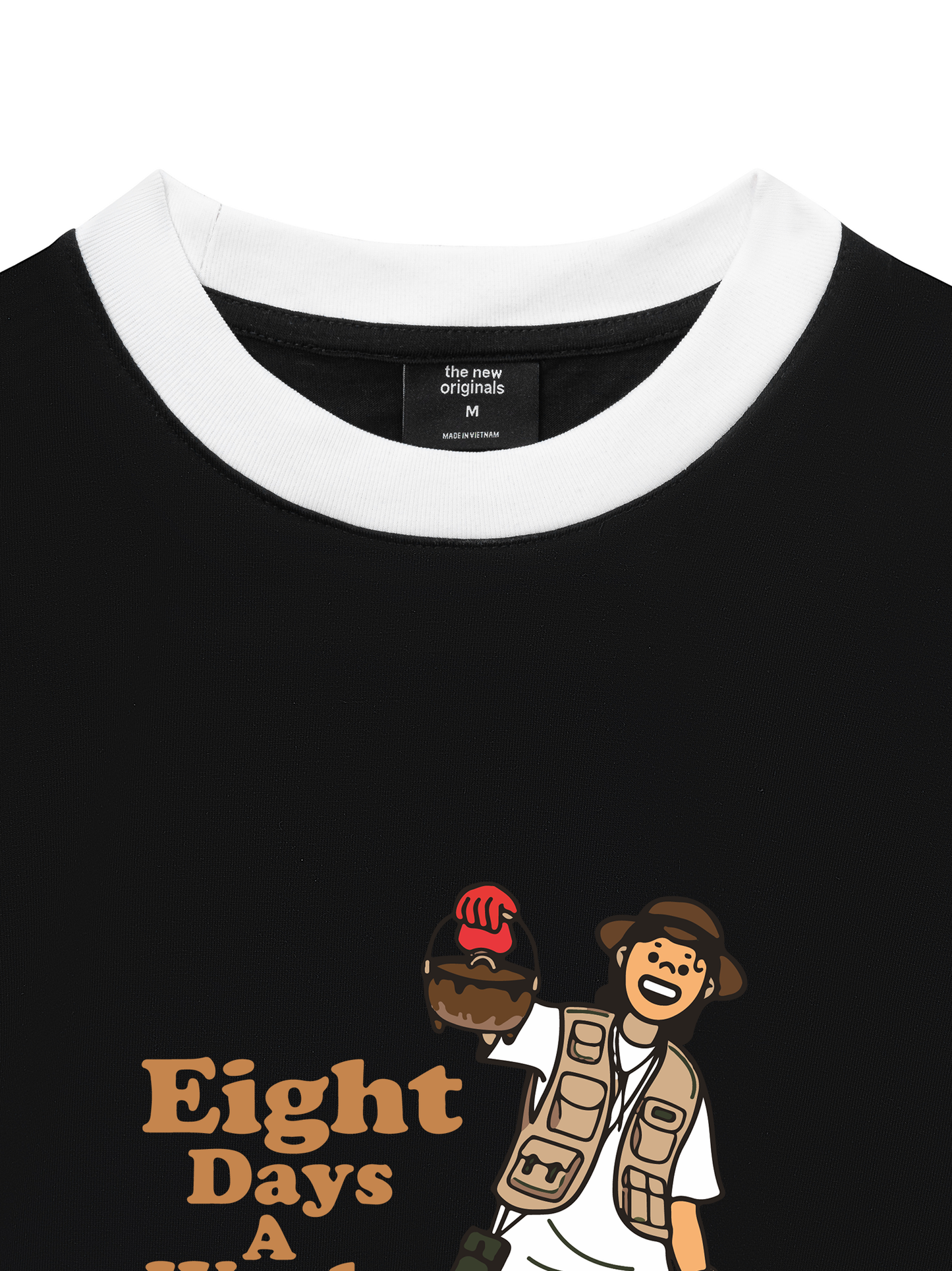Áo Thun Ringer Relaxed Fit Go Out Eight Days A Week