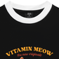 Áo Thun Ringer Relaxed Fit Vitamin Meow