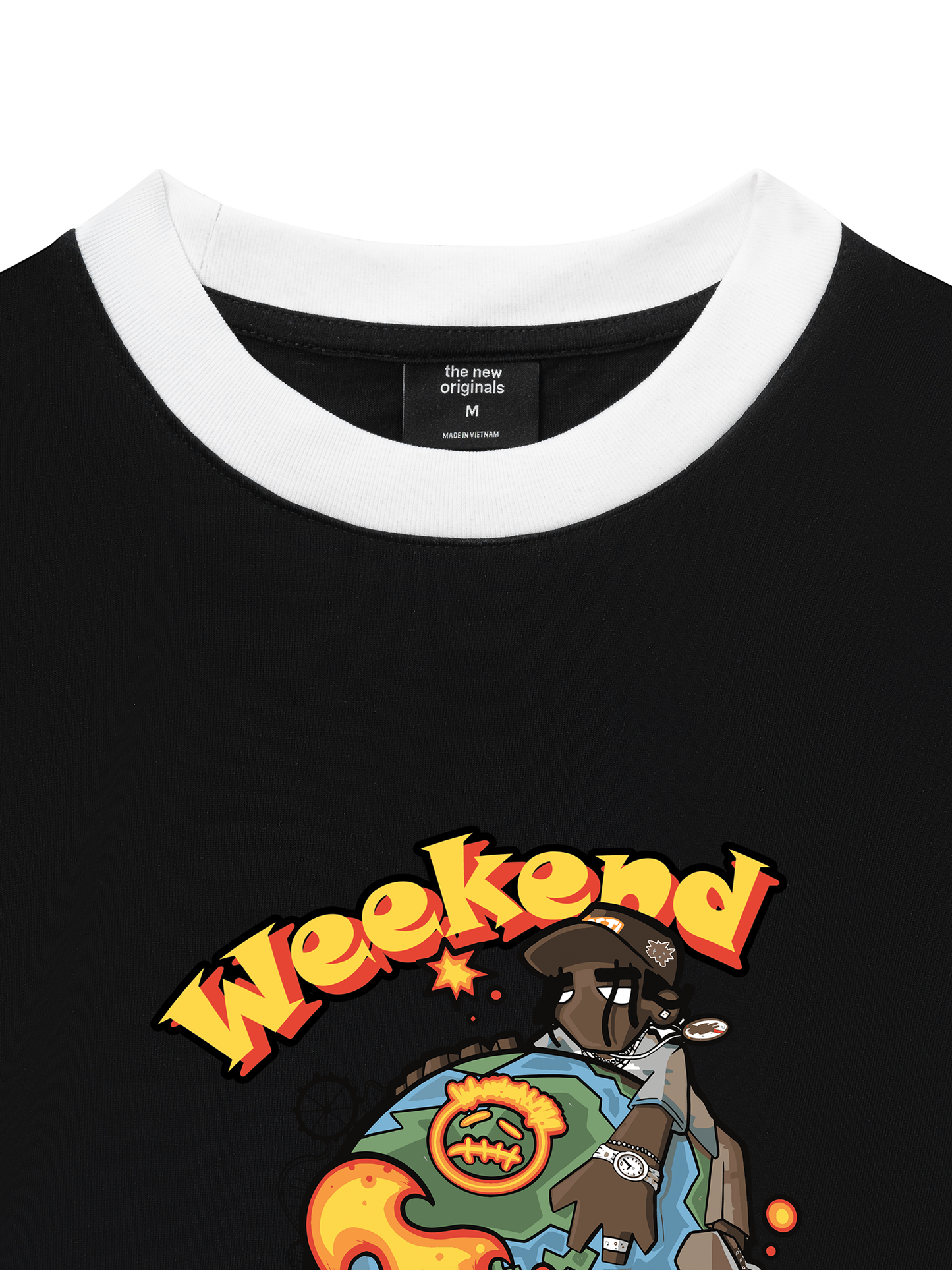 Áo Thun Ringer Relaxed Fit Weekend On Fire