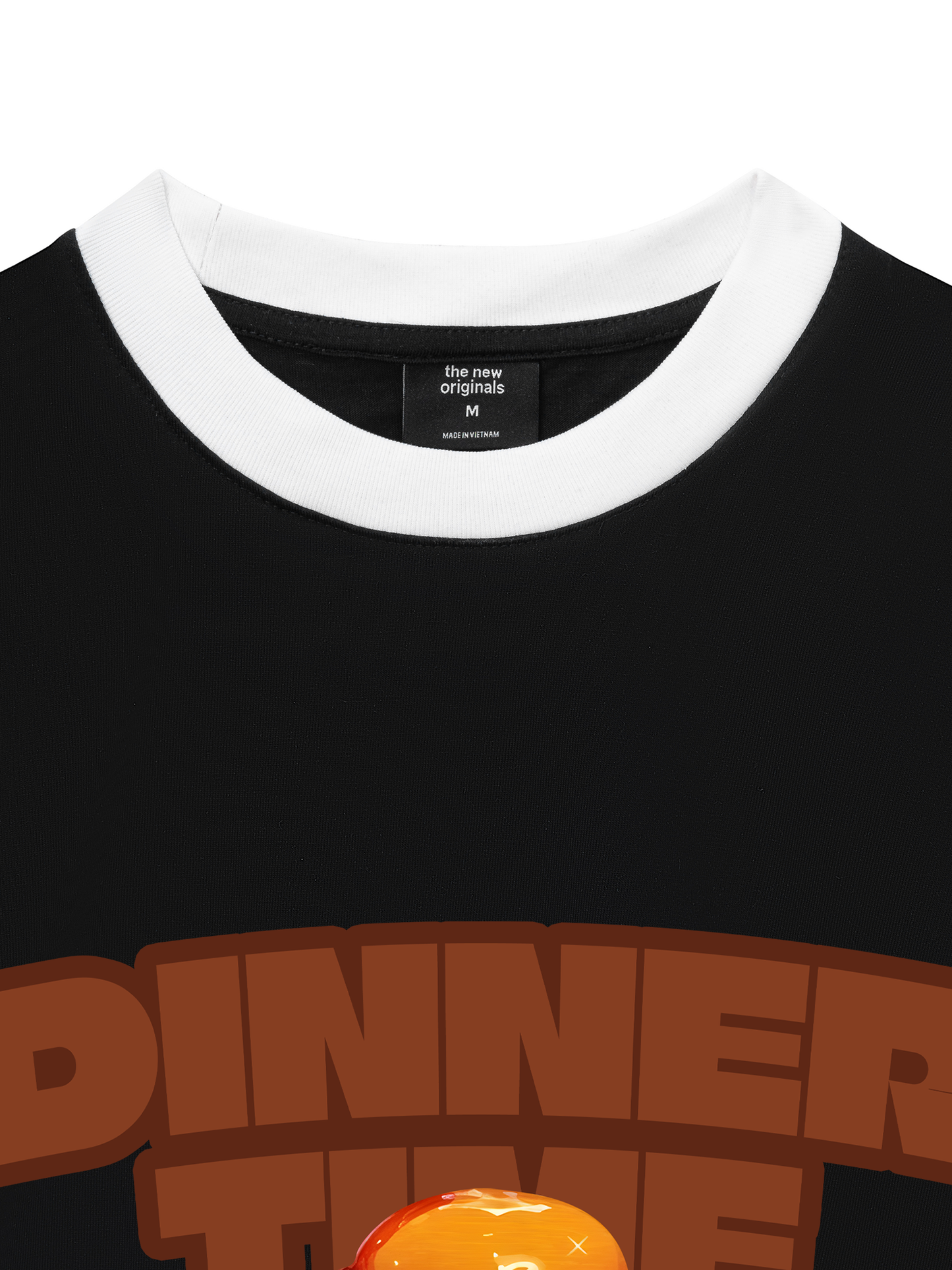 Áo Thun Ringer Relaxed Fit Foody Dinner Time