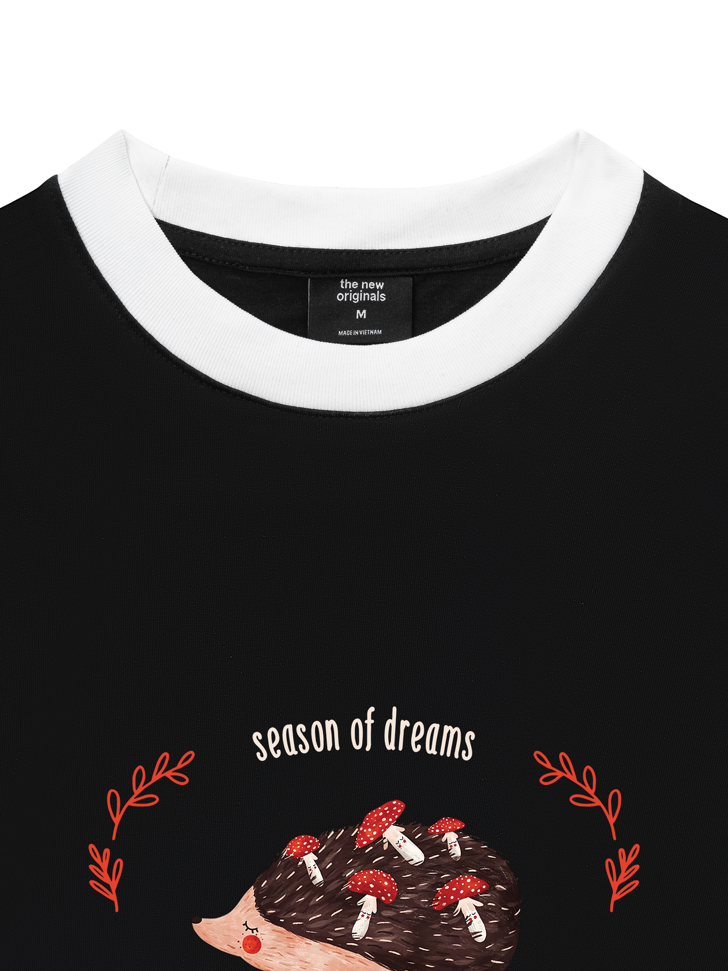 Áo Thun Ringer Relaxed Fit Autumn Season of Dreams