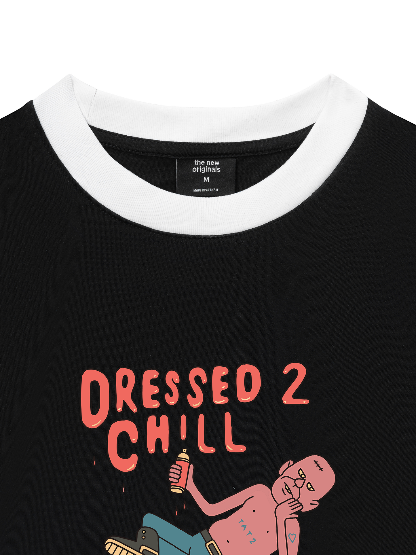 Áo Thun Ringer Relaxed Fit Weekend Dressed Chill