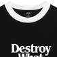 Áo Thun Ringer Relaxed Fit Life Vibe Destroy What Destroy You