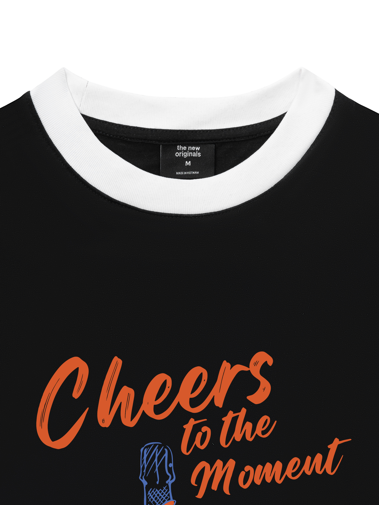 Áo Thun Ringer Relaxed Fit cheer to the moment