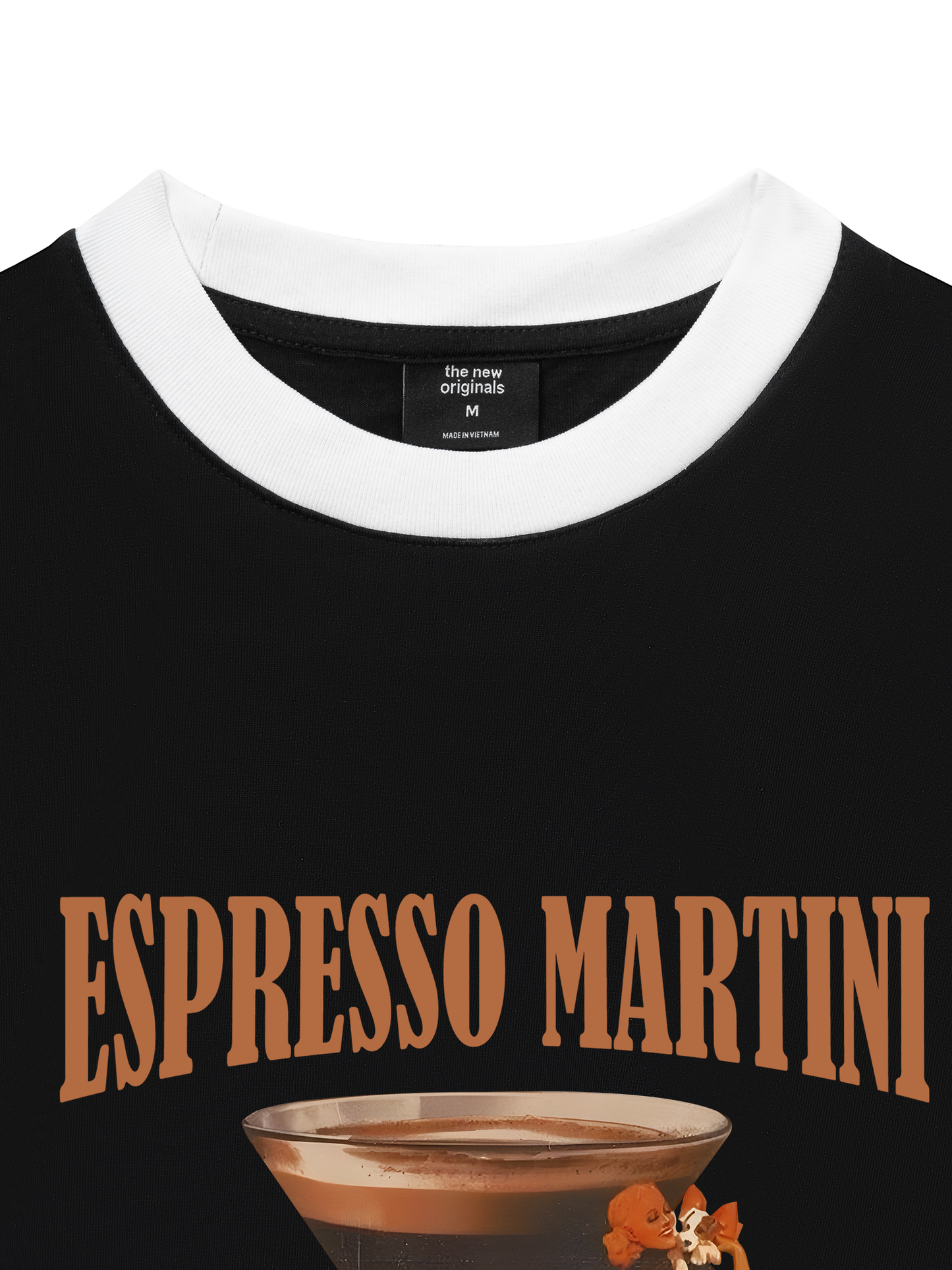 Áo Thun Ringer Relaxed Fit Fresh Espresso Martini