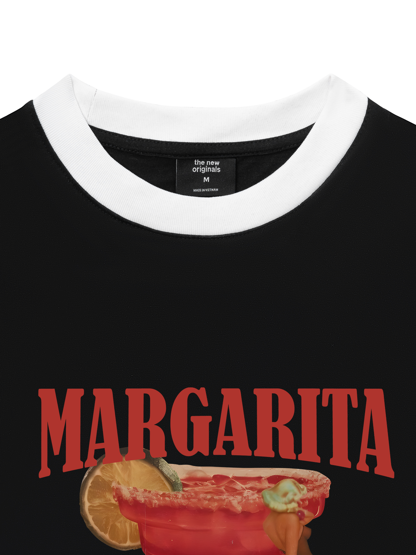 Áo Thun Ringer Relaxed Fit Fresh Margarita Retro