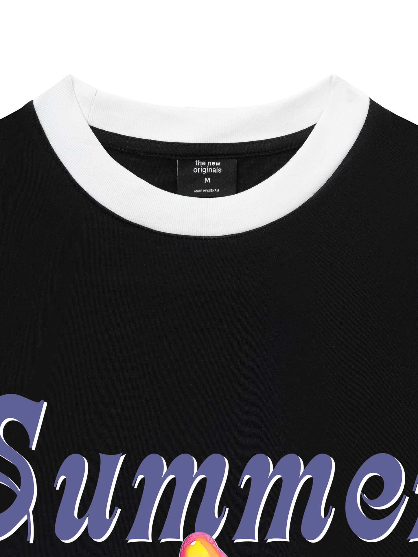 Áo Thun Ringer Relaxed Fit Summer Vibes Beach