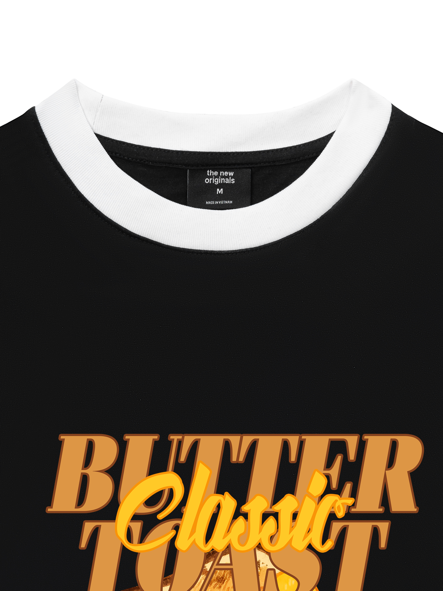Áo Thun Ringer Relaxed Fit Foody Classic Butter Toast