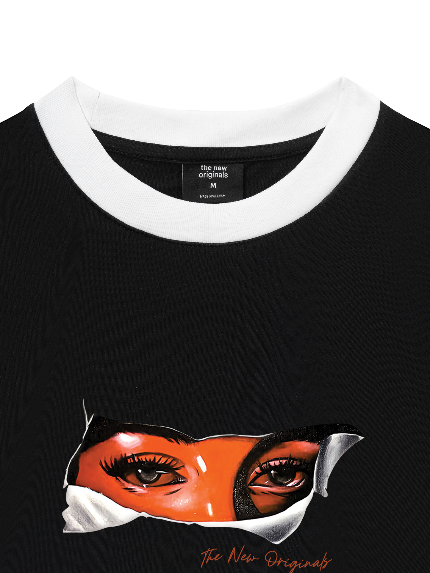 Áo Thun Ringer Relaxed Fit Virgin Mary Eye