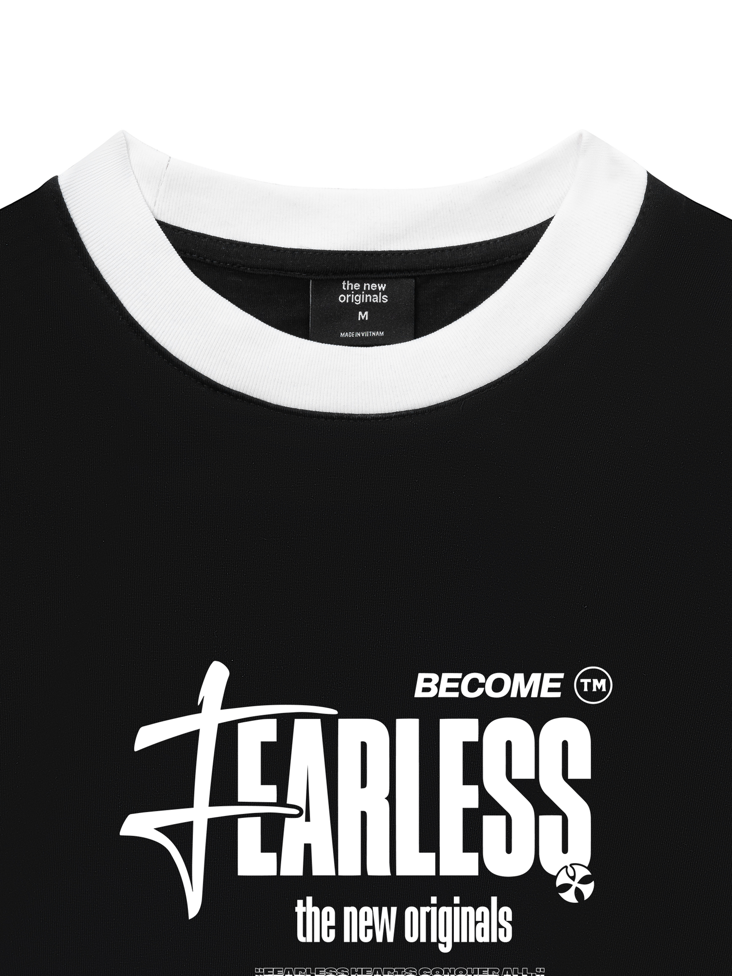 Áo Thun Ringer Relaxed Fit Be Bold Become Fearless