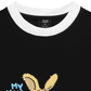 Áo Thun Ringer Relaxed Fit My Name Is Fuzzy Rabbit