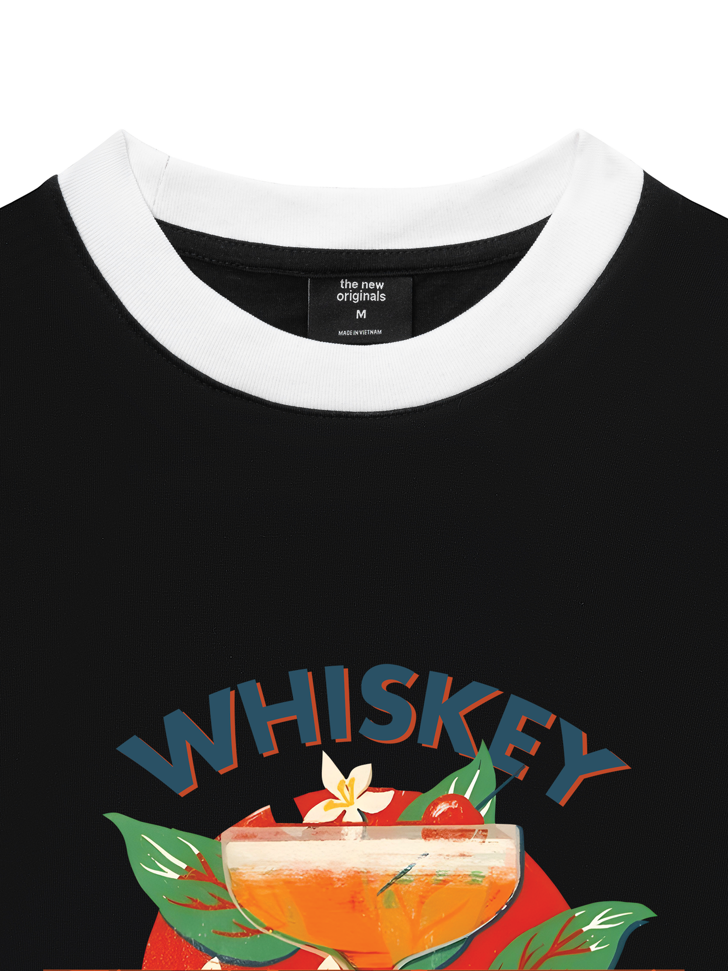 Áo Thun Ringer Relaxed Fit whiskey sour