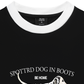 Áo Thun Ringer Relaxed Fit Animal Cute Puppy Yellow Boots