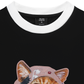 Áo Thun Ringer Relaxed Fit Crazy Cat
