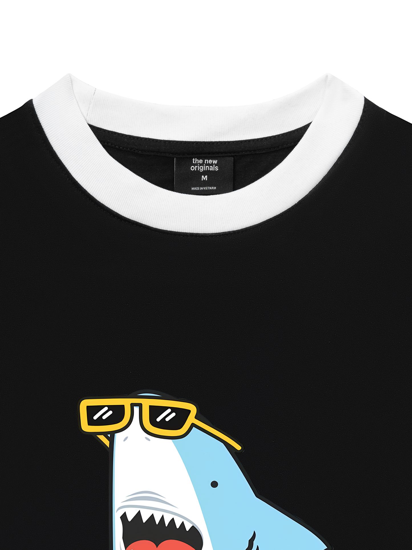 Áo Thun Ringer Relaxed Fit Ocean baby Shark