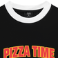 Áo Thun Ringer Relaxed Fit Foody Pizza Time