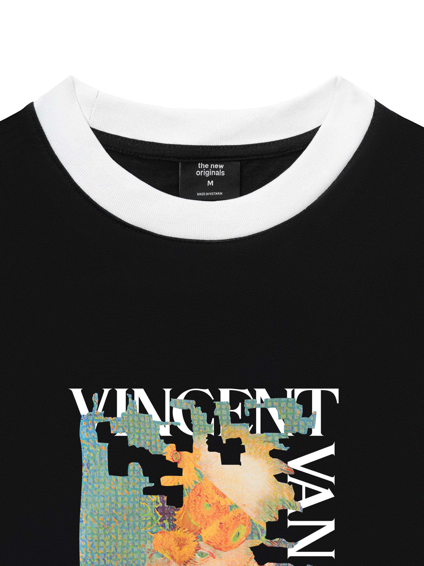Áo Thun Ringer Relaxed Fit Puzzle Van Gogh