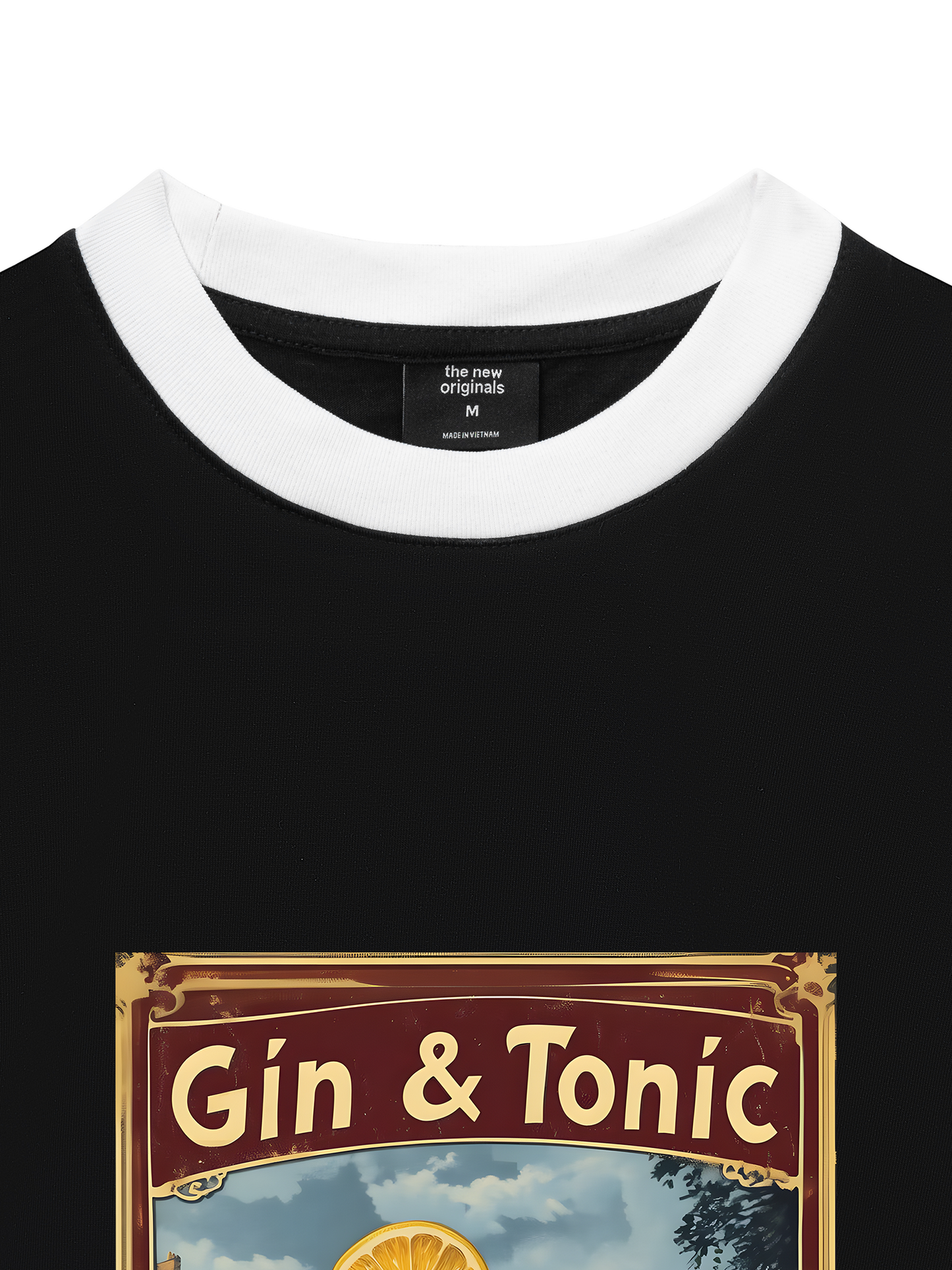Áo Thun Ringer Relaxed Fit Fresh Gin And Tonic