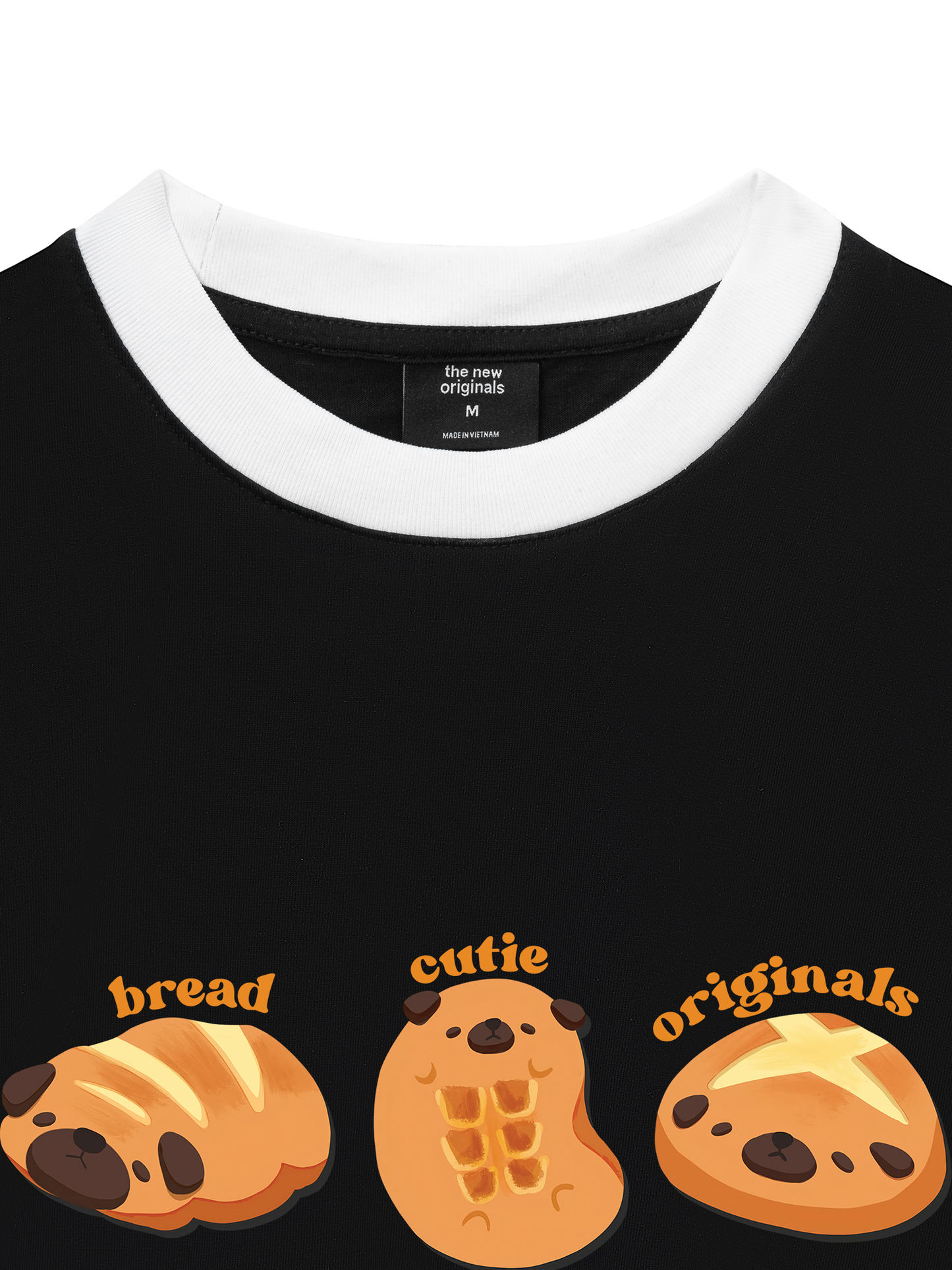 Áo Thun Ringer Relaxed Fit Cutie Bread