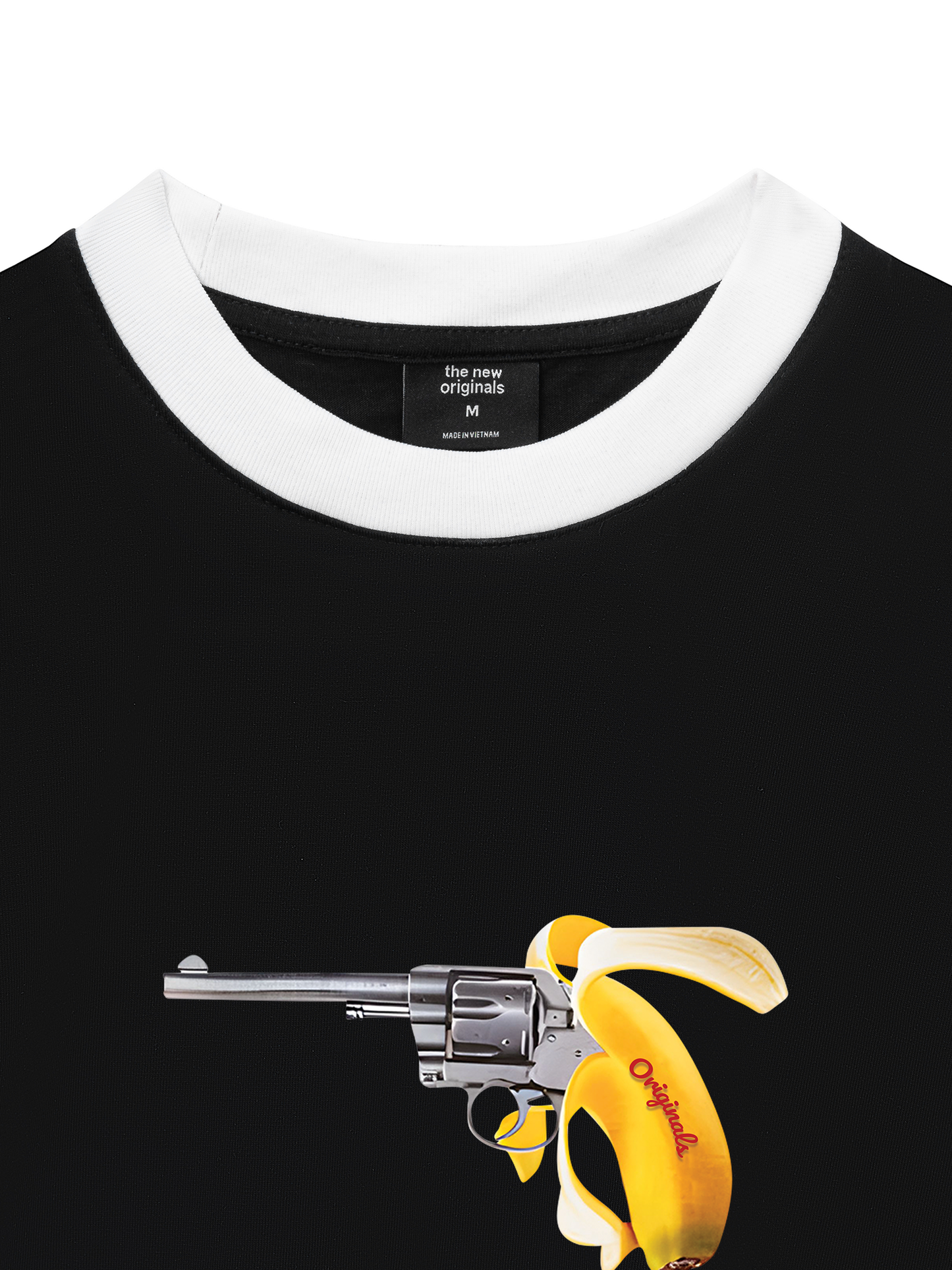 Áo Thun Ringer Relaxed Fit Fun Banana Gun