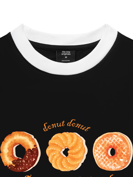 Áo Thun Ringer Relaxed Fit Donut