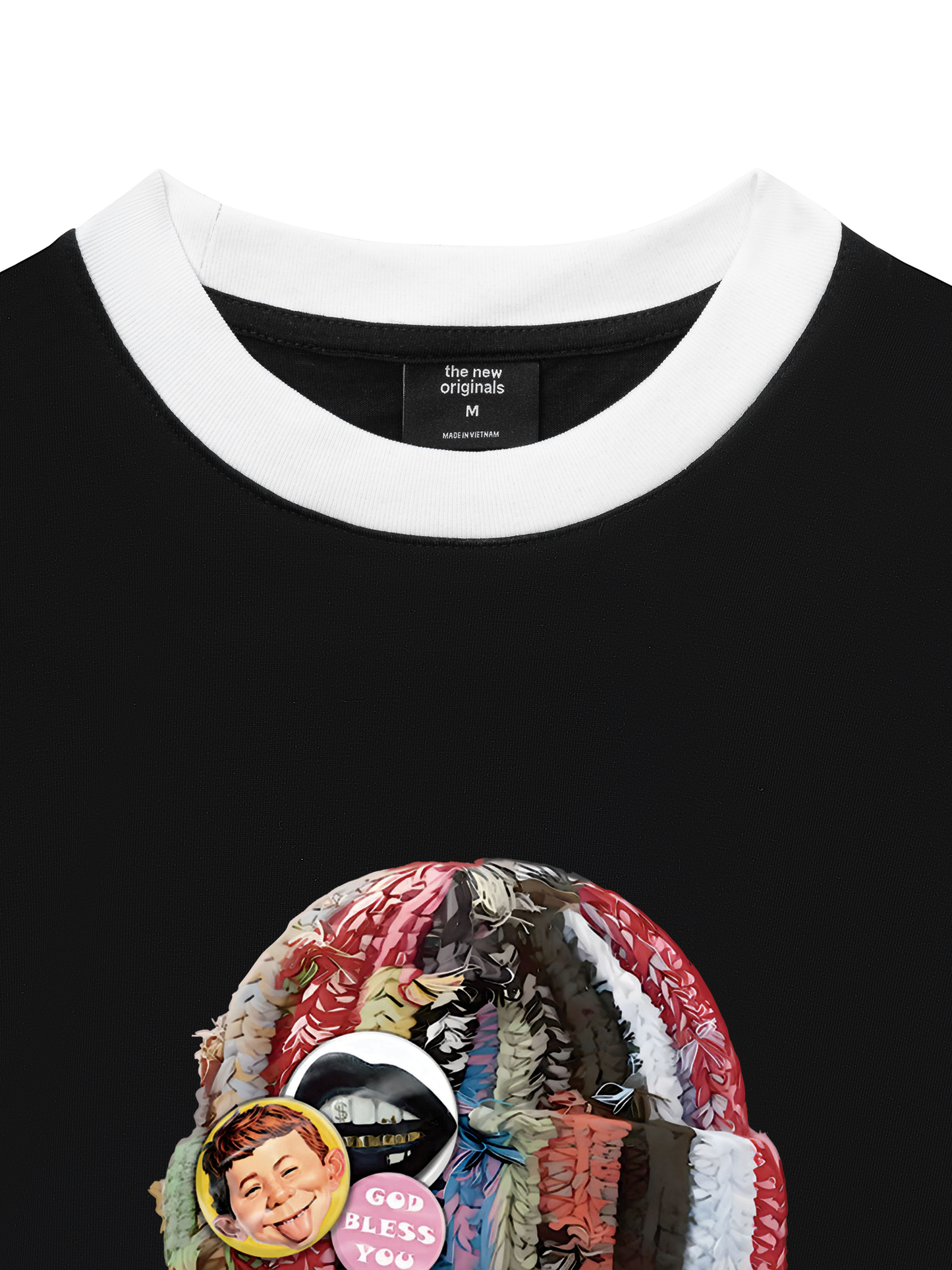 Áo Thun Ringer Relaxed Fit Bad Boy with Knit Cap