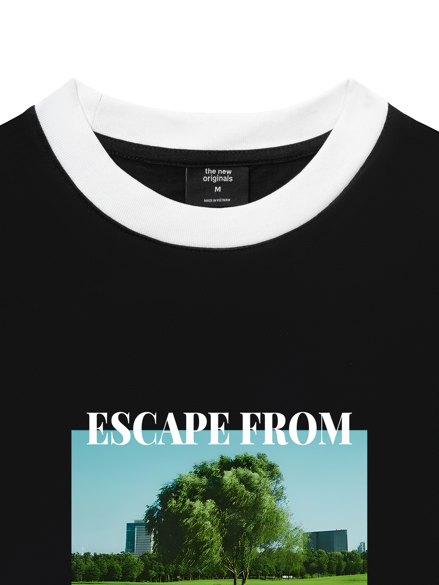 Áo Thun Ringer Relaxed Fit Escape From Reality
