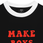 Áo Thun Ringer Relaxed Fit Make boys cry