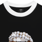 Áo Thun Ringer Relaxed Fit Art Pearl Lip Black